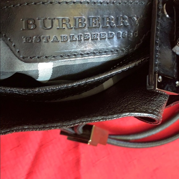 BURBERRY BLACK PRORSUM LARGE WARRIOR HOBO BAG - Picture 7 of 14